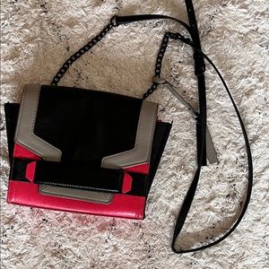 Vince Camuto pink Geri color block crossbody